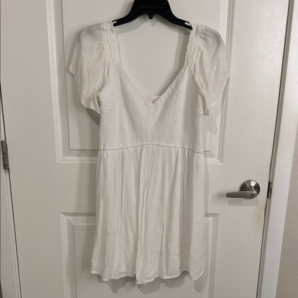 Hollister White Romper